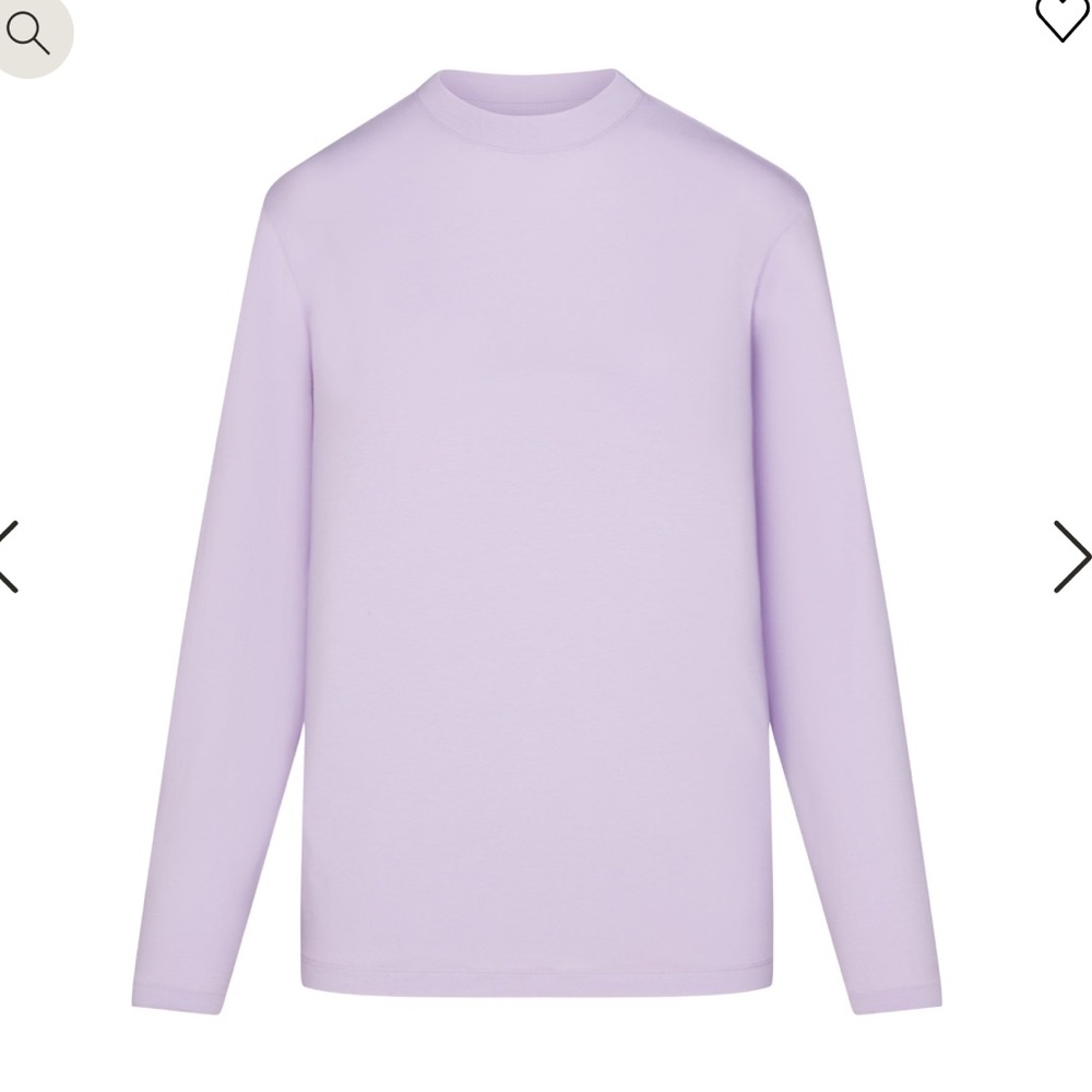 SKIMS Boyfriend Long Sleeve T Shirt